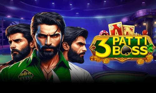 3Patti boss game running on a smartphone with playing cards and gold coins